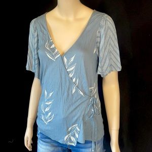 Lucky Brand Wrap Top